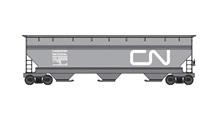 LOW-CUBE COVERED HOPPER
